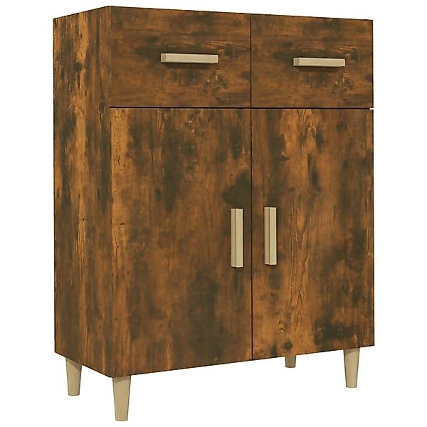 vidaXL Sideboard Räuchereiche 69,5x34x89 cm Holzwerkstoff 817357 günstig online kaufen
