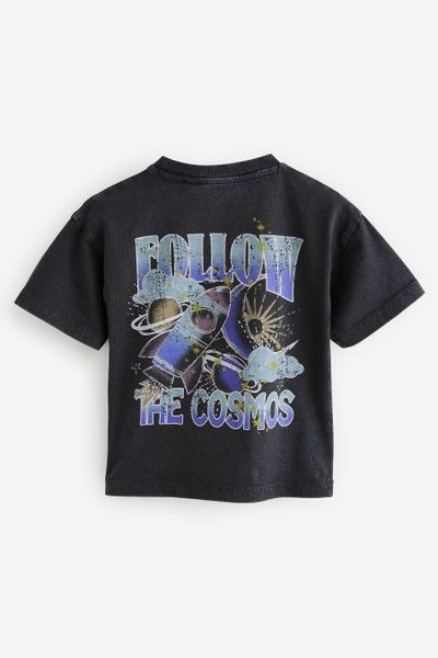 Next T-Shirt Kurzarm-T-Shirt mit Rücken-Print (1-tlg) günstig online kaufen