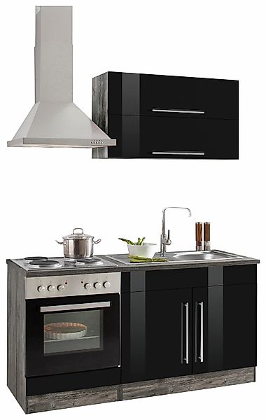 KOCHSTATION Küchenzeile KS-Samos, Breite 160 cm, günstig online kaufen