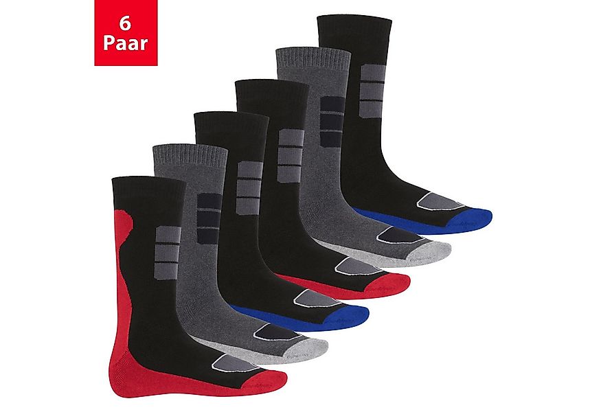 Footstar Thermosocken Herren Wintersocken 6er Pack - Frottee-Socken mit The günstig online kaufen