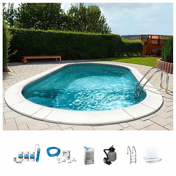 my POOL BWT Ovalpool "PREMIUM mit grauer Innenfolie" Höhe 120 cm, in versch günstig online kaufen