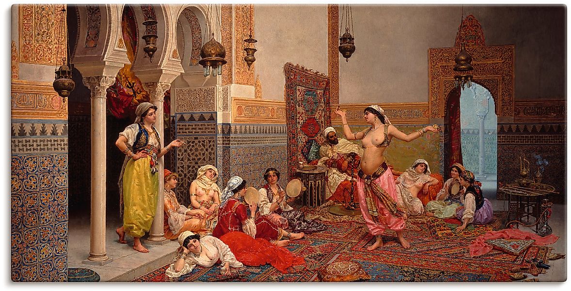Artland Wandbild »Tanz im Harem.« Gruppen & Familien 1 Stk. tlg. als Leinwa günstig online kaufen