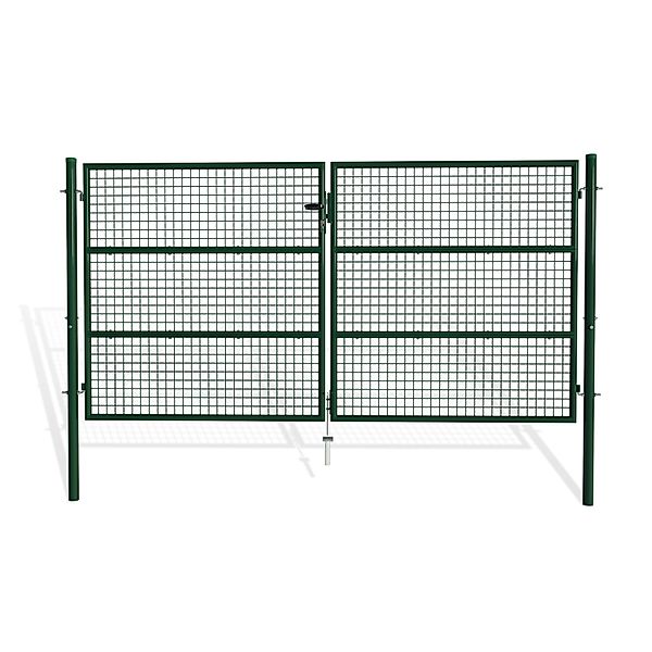 Casanoov Doppelflügeliges Zauntor 3M Olga H 150Cm Grün günstig online kaufen