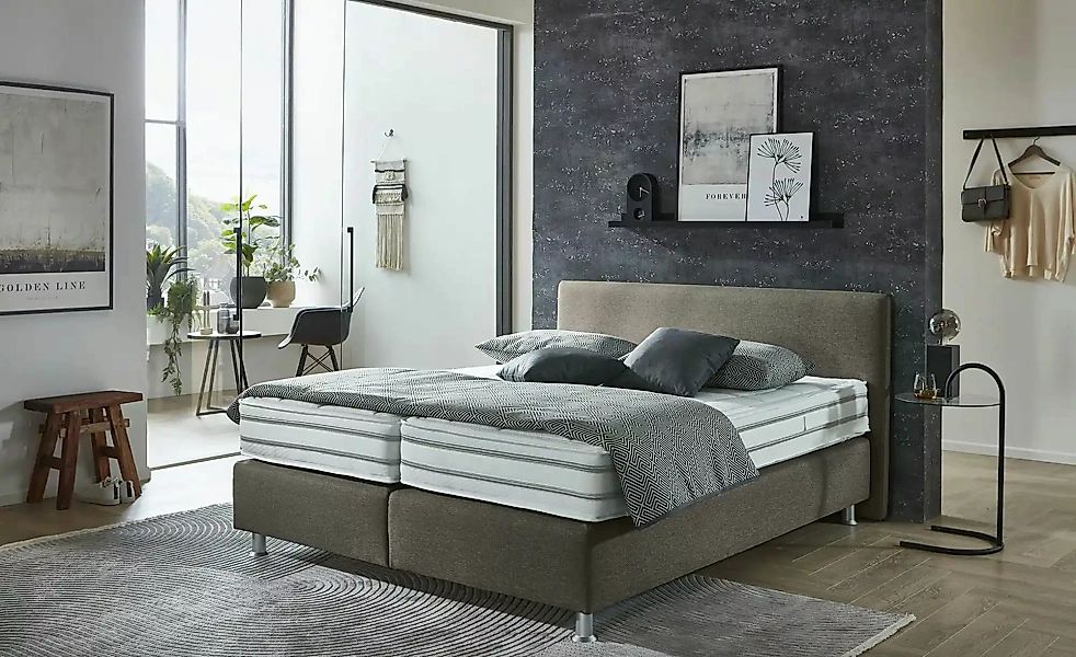 vanDoorn Boxspringbett Wendematratze Flexline 2.0 ¦ grau ¦ Maße (cm): B: 17 günstig online kaufen