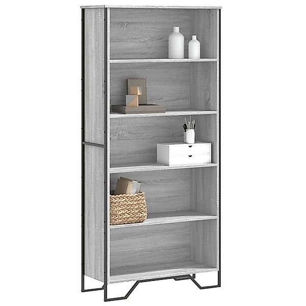 vidaXL Bücherregal Bücherregal Standregal Bodenregal Grau Sonoma 80x31x169 günstig online kaufen