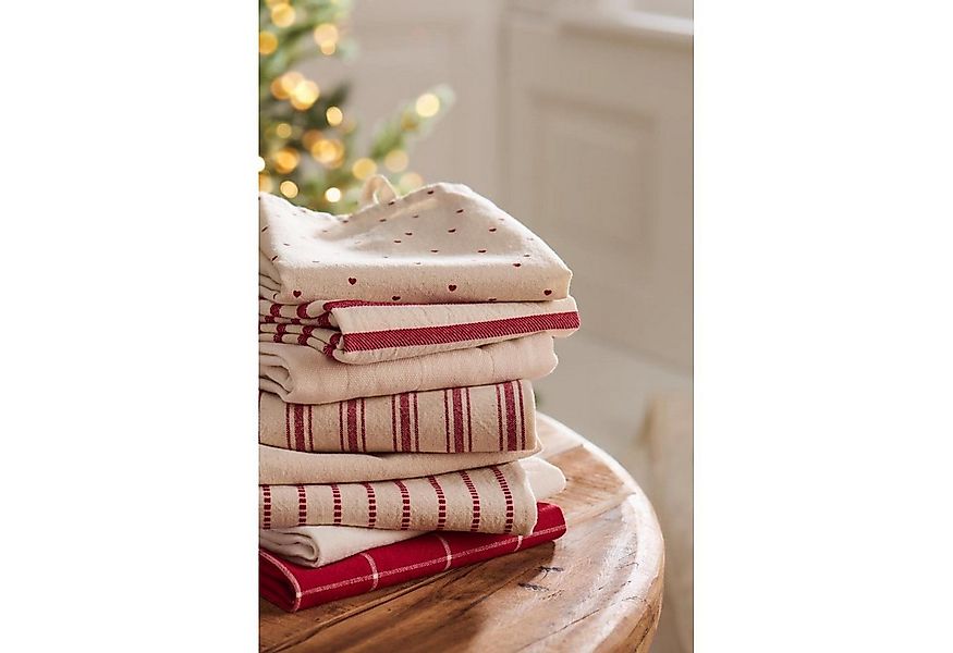 Ib Laursen Geschirrtuch Ib Laursen Geschirrtuch Valentin Herzen Rot (50x70c günstig online kaufen