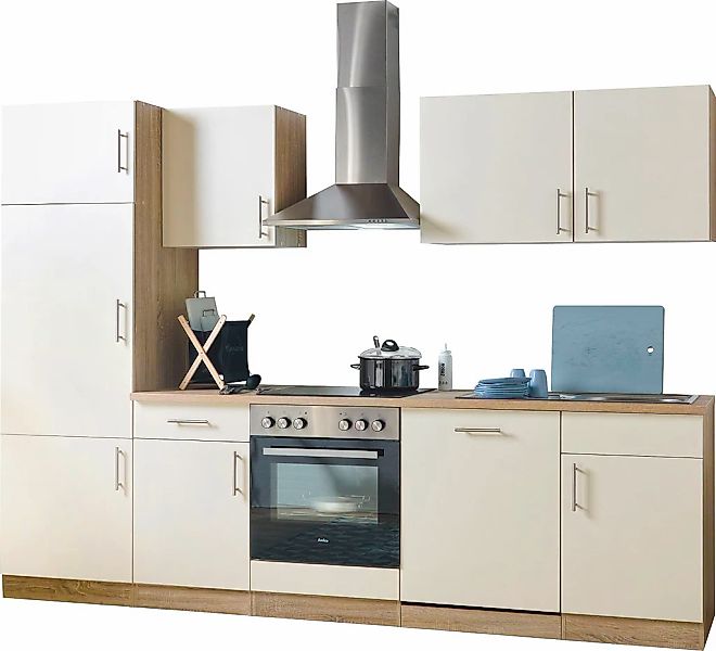 wiho Küchen Küche "Kiel", mit E-Geräten, inkl. Geschirrspüler, Breite 280 c günstig online kaufen