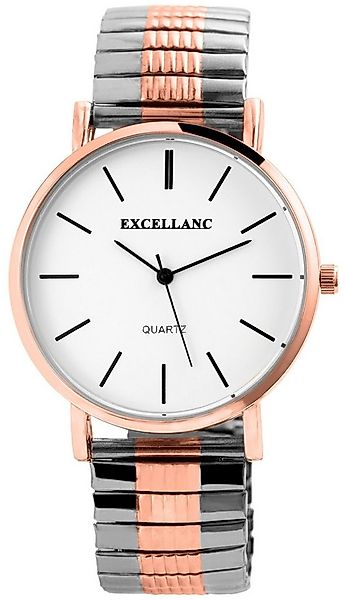 EXCELLANC Quarzuhr 2700015 Excellanc Herrenuhr mit Edelstahlzugarmband günstig online kaufen