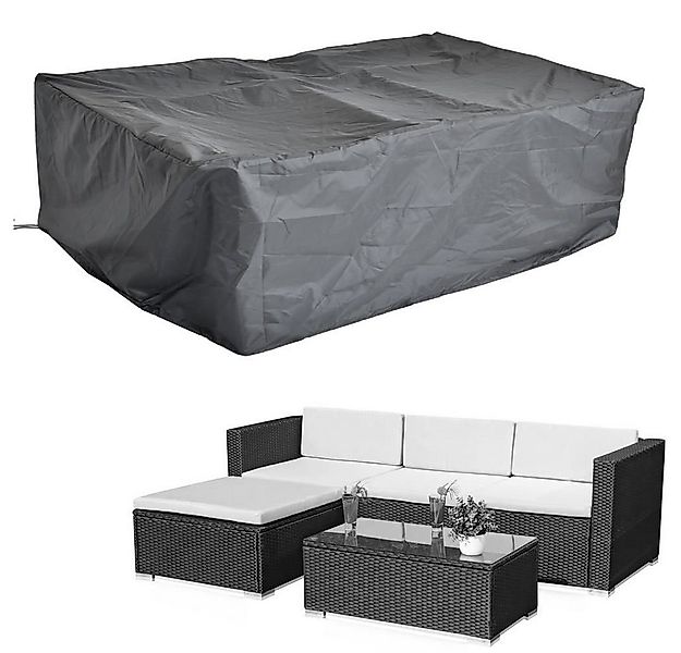 Melko Gartenmöbel-Schutzhülle Gartenmöbel Schutzplane 227x152CM Schutzhülle günstig online kaufen