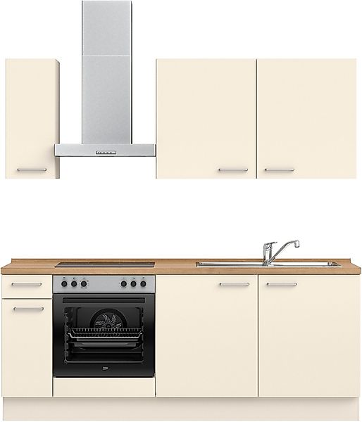 nobilia Küchenzeile ""Touch I"" vormontiert, Ausrichtung wählbar, Breite 21 günstig online kaufen