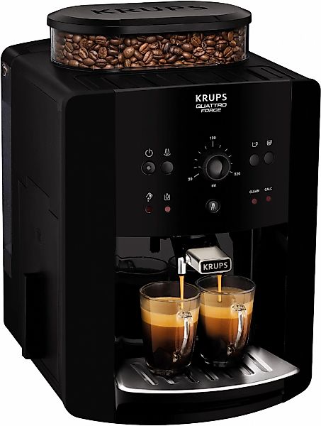Krups Kaffeevollautomat "EA8110 Arabica Quattro Force" 1450 Watt, Wassertan günstig online kaufen