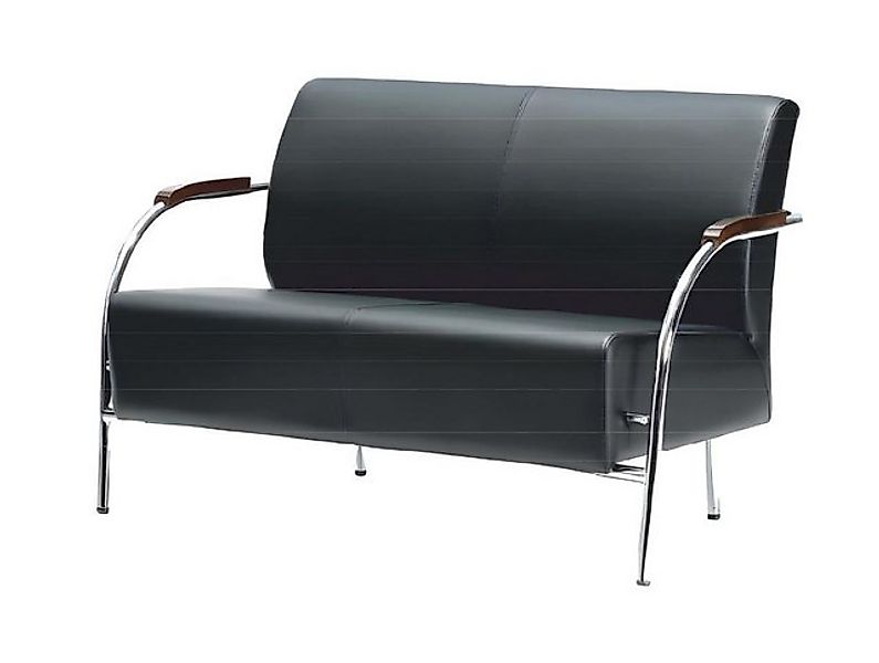 JVmoebel 2-Sitzer Design Sofa Couch Polster 2 Sitzer Schwarz Sitz, 1 Teile, günstig online kaufen