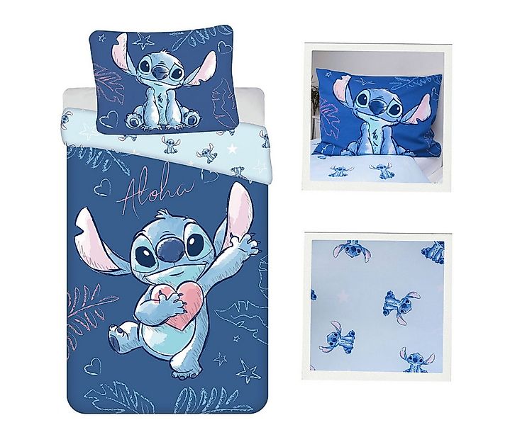 Lilo & Stitch Bettwäsche Kinderbettwäsche Disney Lilo & Stitch Wende-Bettbe günstig online kaufen