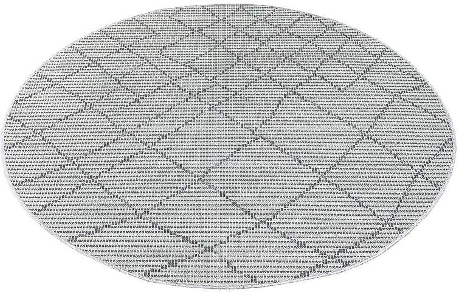 Carpet City Outdoorteppich "PALM3526" rund 5 mm Höhe Wetterfest & UV-bestän günstig online kaufen