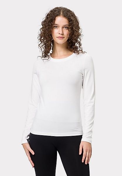 Les Lunes Yoga & Relax Shirt SCARLETT Longsleeve Basic Locker geschnittenes günstig online kaufen