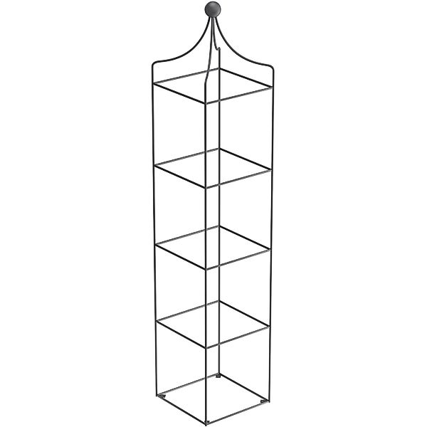 ELEO Rankobelisk Catania 160 cm x 37 cm Rankhilfe in pulverbeschichtet Anth günstig online kaufen