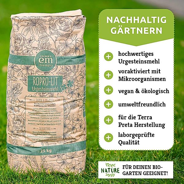 Fischer's EM-Chiemgau Bodenverbesserer RoPro-Lit Urgesteinsmehl - günstig online kaufen