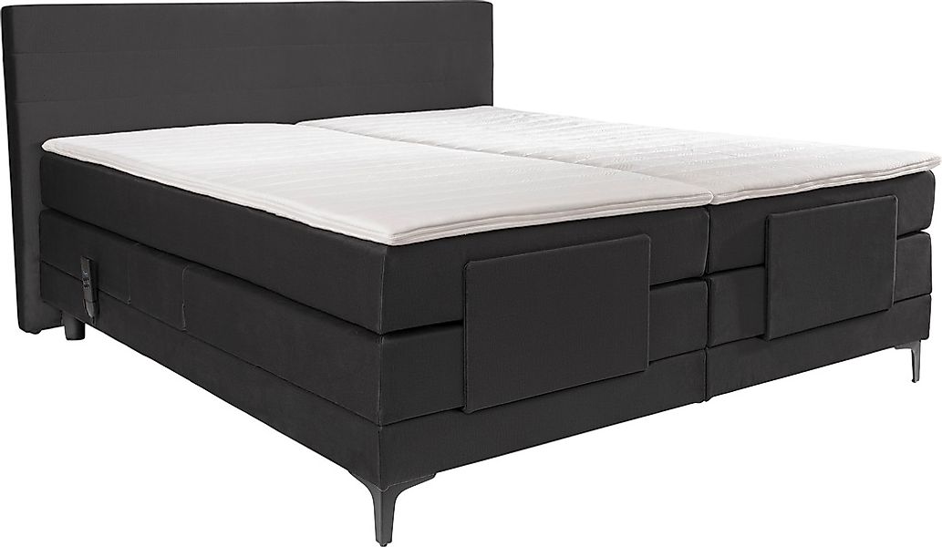 alina Boxspringbett "Powell" inkl. Motor, Matratze und Topper, in unterschi günstig online kaufen