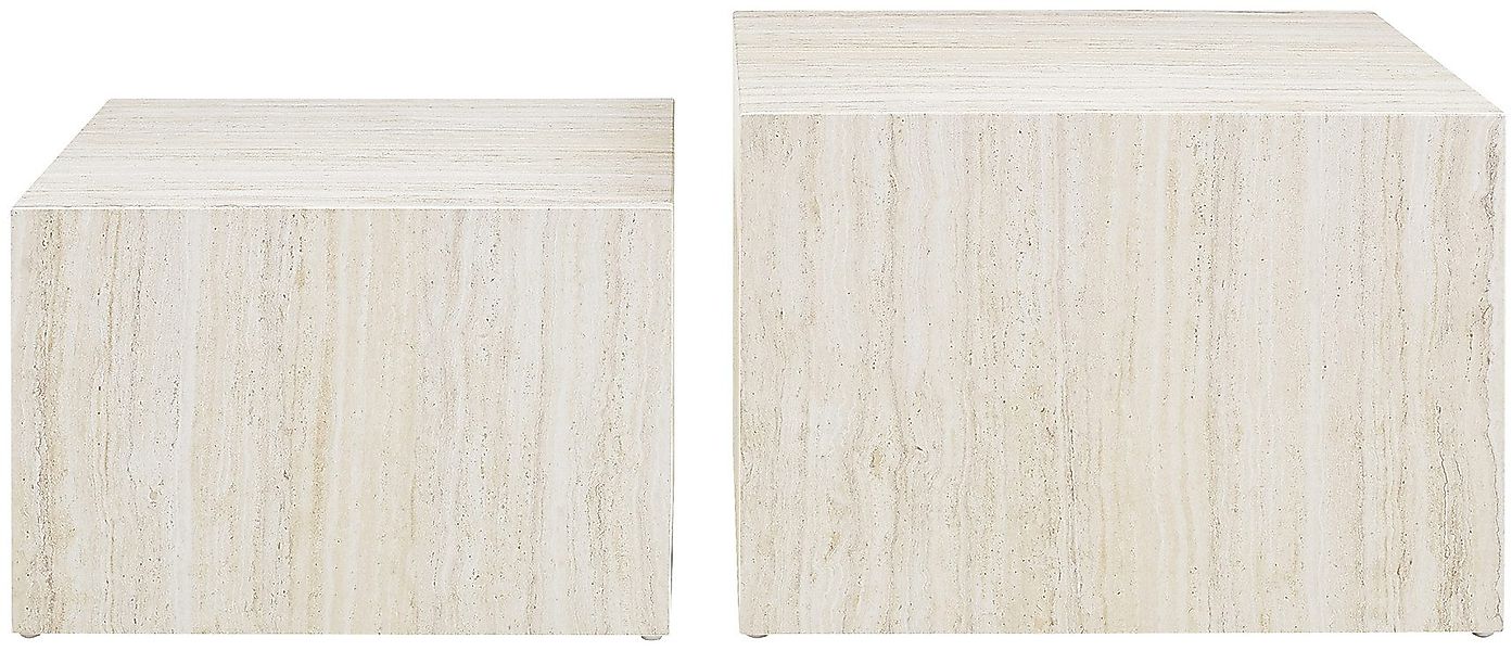 SalesFever Couchtisch "Almeria - stilvoller Couch- und Beistelltisch" Set, günstig online kaufen
