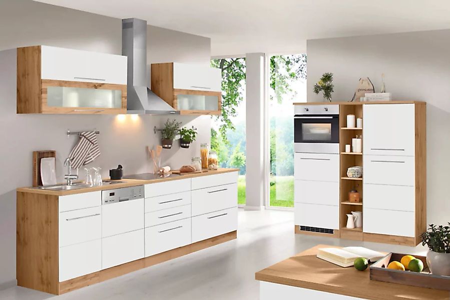 KOCHSTATION Küchenzeile "KS-Wien", Breite 440 cm, wahlweise mit E-Geräten u günstig online kaufen
