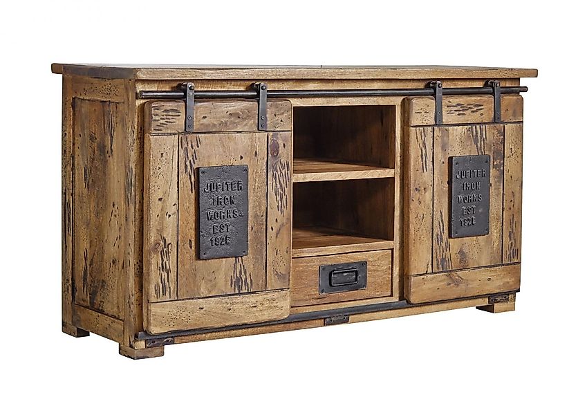 Massivmoebel24 Sideboard (Massivholz), Mango 128x45x70 natur günstig online kaufen
