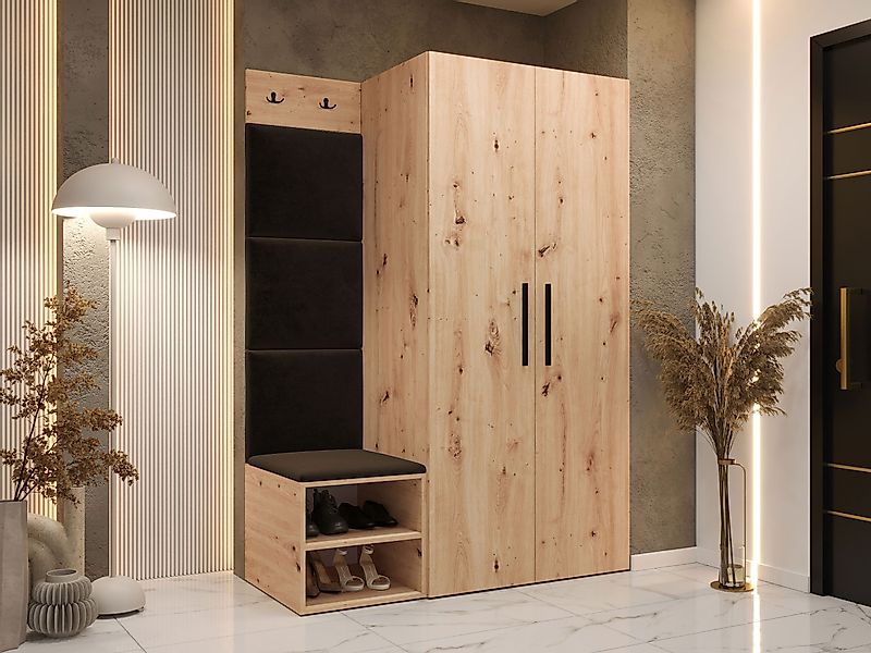 MIRJAN24 Garderoben-Set Medi IV, (Drehtürenschrank, Schuhschrank, günstig online kaufen