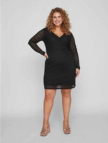 Vila Shirtkleid Spitzen Kleid Plus Size Mini Dress Curvy VICHIKKA (kurz) 61 günstig online kaufen