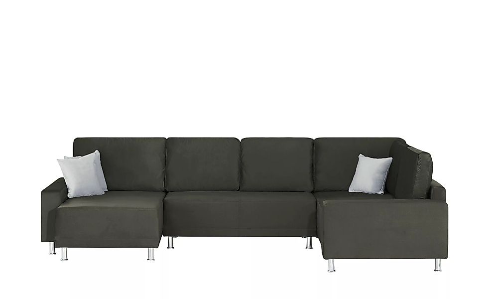 Wohnlandschaft - grau - 350 cm - 229 cm - Polstermöbel > Sofas > Wohnlandsc günstig online kaufen