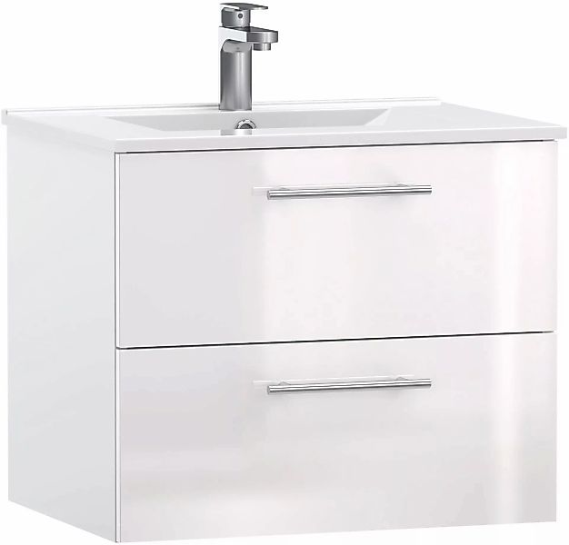 welltime Waschtisch "Athen Badezimmerschrank mit Softclose Funktion WC Bad günstig online kaufen