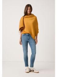 MORE&MORE Strickpullover schmaler, kurzer Viskosemixpullover günstig online kaufen