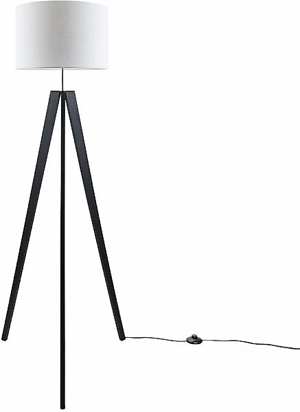 Paco Home Stehlampe »Canvas uni Color«, 1 flammig, Leuchtmittel E27   ohne günstig online kaufen