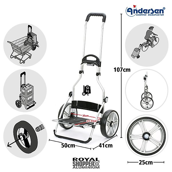 Andersen Einkaufsshopper Royal Shopper mit Tasche günstig online kaufen