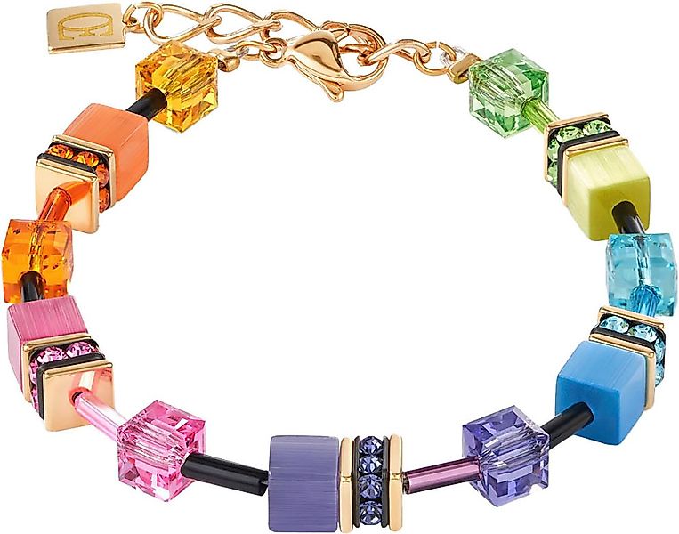 COEUR DE LION Armband Schmuck Edelstahl GeoCUBE® Iconic Würfelkette, Made i günstig online kaufen