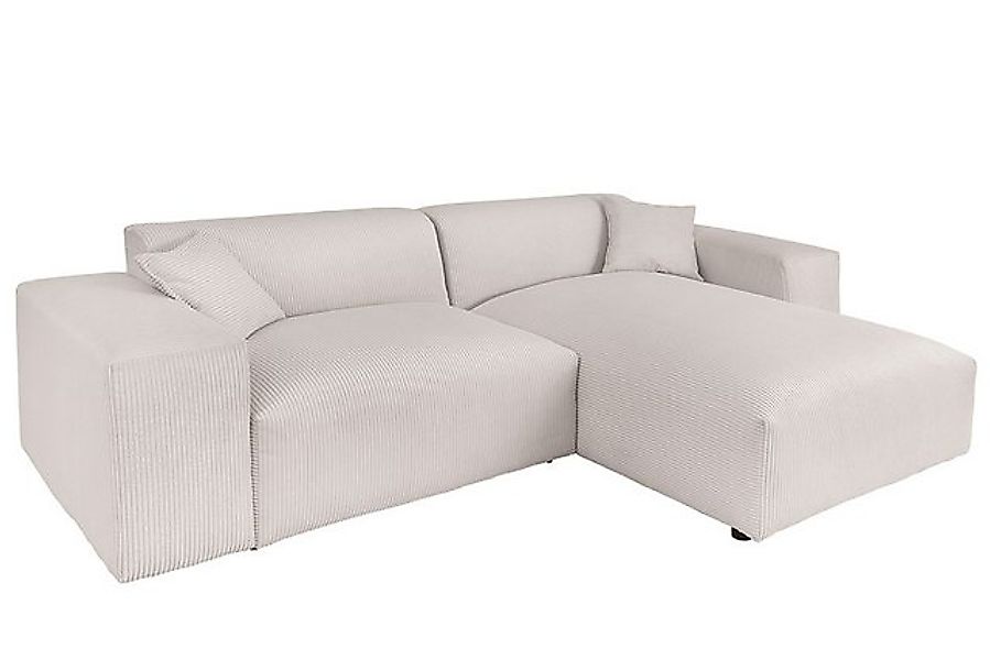 riess-ambiente 2-Sitzer SIGNATUR 260cm greige · L-Form 2-Sitzer Sofa aus Co günstig online kaufen