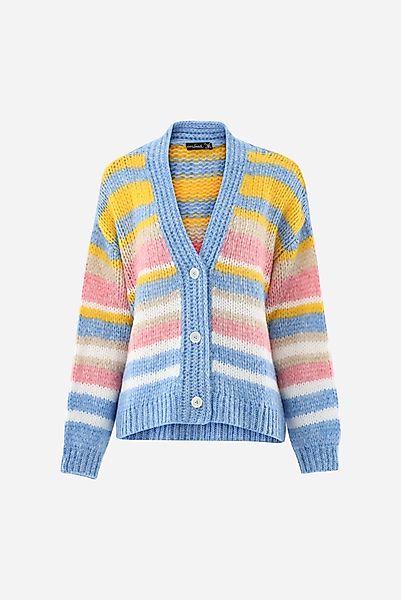 Strickjacke bunt mit lockerer Passform günstig online kaufen