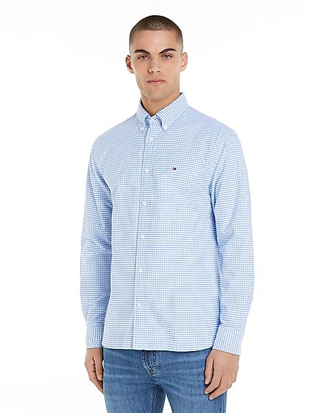 Tommy Hilfiger Langarmhemd HERITAGE OXFORD GINGHAM günstig online kaufen