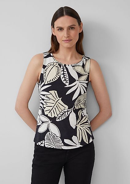 s.Oliver Shirttop Top mit dekorativem Cut-out günstig online kaufen