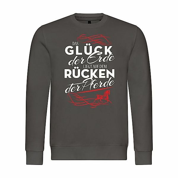 deinshirt Kapuzenpullover Herren Pullover Das Glück der Erde liegt auf dem günstig online kaufen