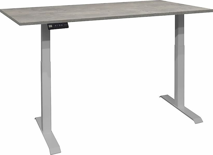 Mäusbacher Schreibtisch "Big System Office", Breite 120 cm, elektrisch höhe günstig online kaufen
