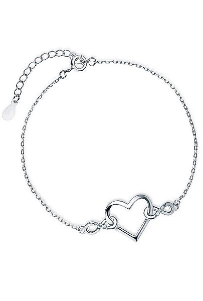 Limana Silberarmband Damen Frauen Herz Armband 925 Sterling Silber Unendlic günstig online kaufen