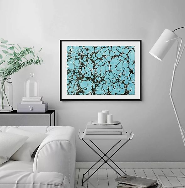 queence Bild "Flora", Abstrakt, Abstrakt, Marmor, gerahmt günstig online kaufen