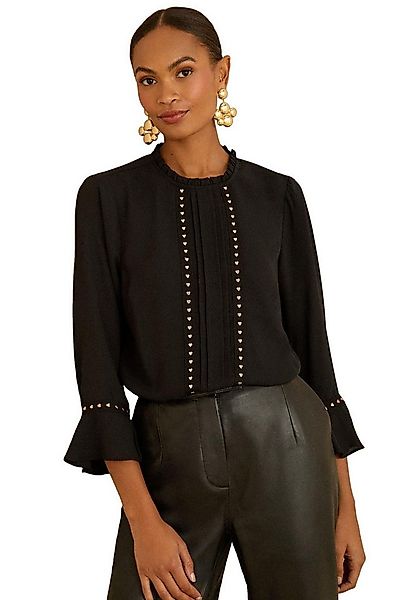 Love & Roses Langarmbluse Love & Roses Bluse mit Trompetenärmeln, Regular ( günstig online kaufen