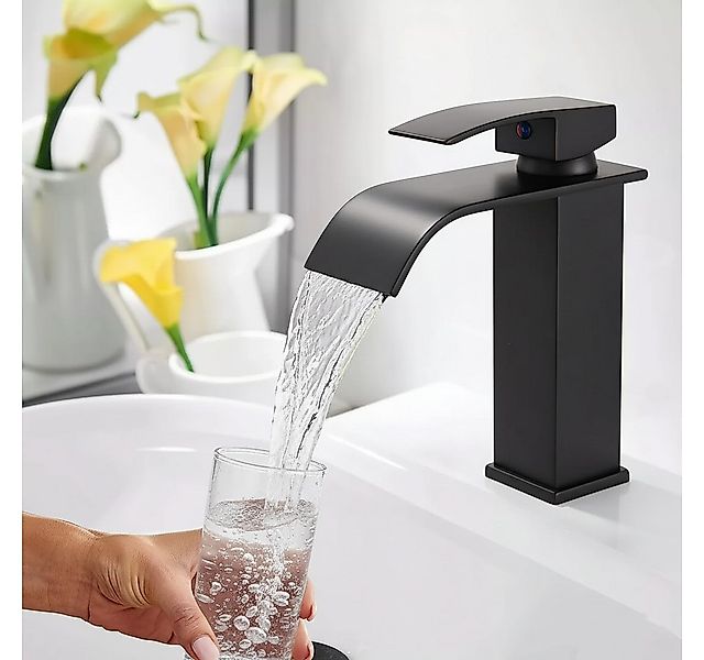 Faizee Home Badarmatur Wasserfall Waschtischarmatur Badarmatur Wasserhahn E günstig online kaufen
