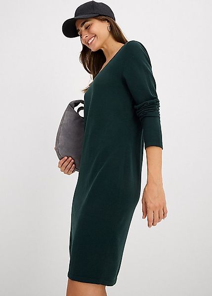 bonprix Strickkleid für den Alltag, aus Baumwolle und Polyamid, lockere Pas günstig online kaufen