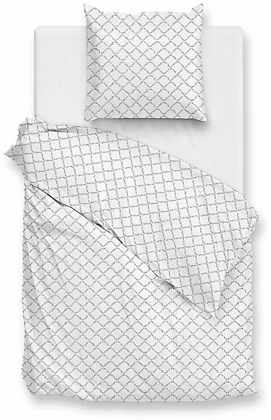 ZO HOME Bettwäsche »Linea-di-Satinado« 2 Stk. tlg. Bettwäsche aus 100% Baum günstig online kaufen