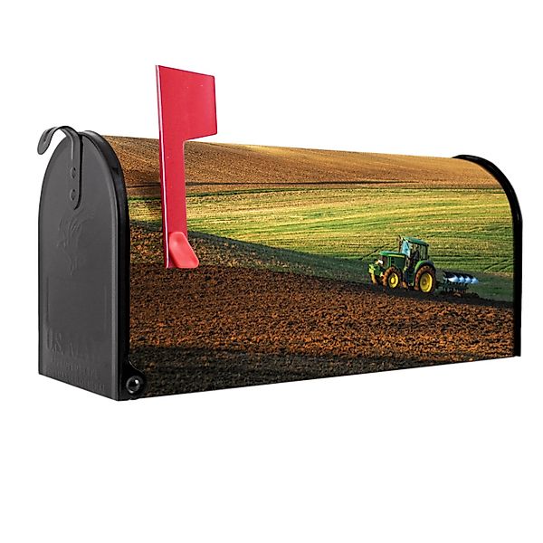 Banjado Amerikanischer Briefkasten Schwarz 48x22x16cm US Mailbox Letterbox günstig online kaufen