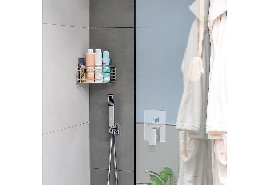 bremermann Duschablage Eck-Ablagekorb, Duschkorb, 2er Set ELENA selbstklebe günstig online kaufen