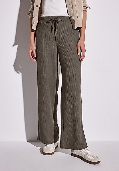 STREET ONE Stoffhose Sommerhose mit Struktur günstig online kaufen