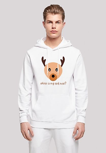 F4NT4STIC Kapuzenpullover "Red Nose Weihnachten", Print günstig online kaufen