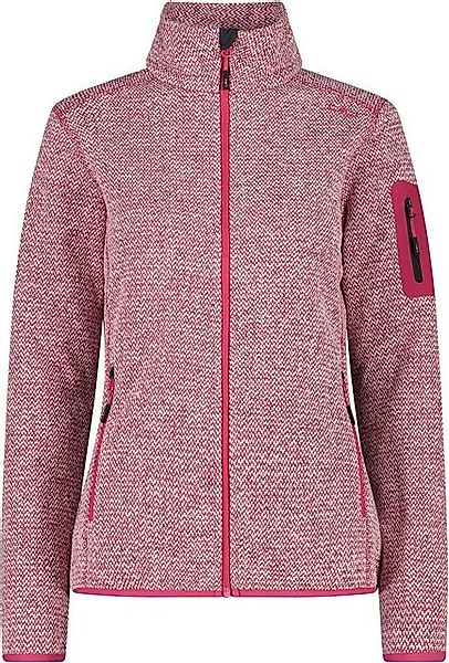 CMP Strickfleecejacke WOMAN JACKET FUCSIA-BIANCO günstig online kaufen